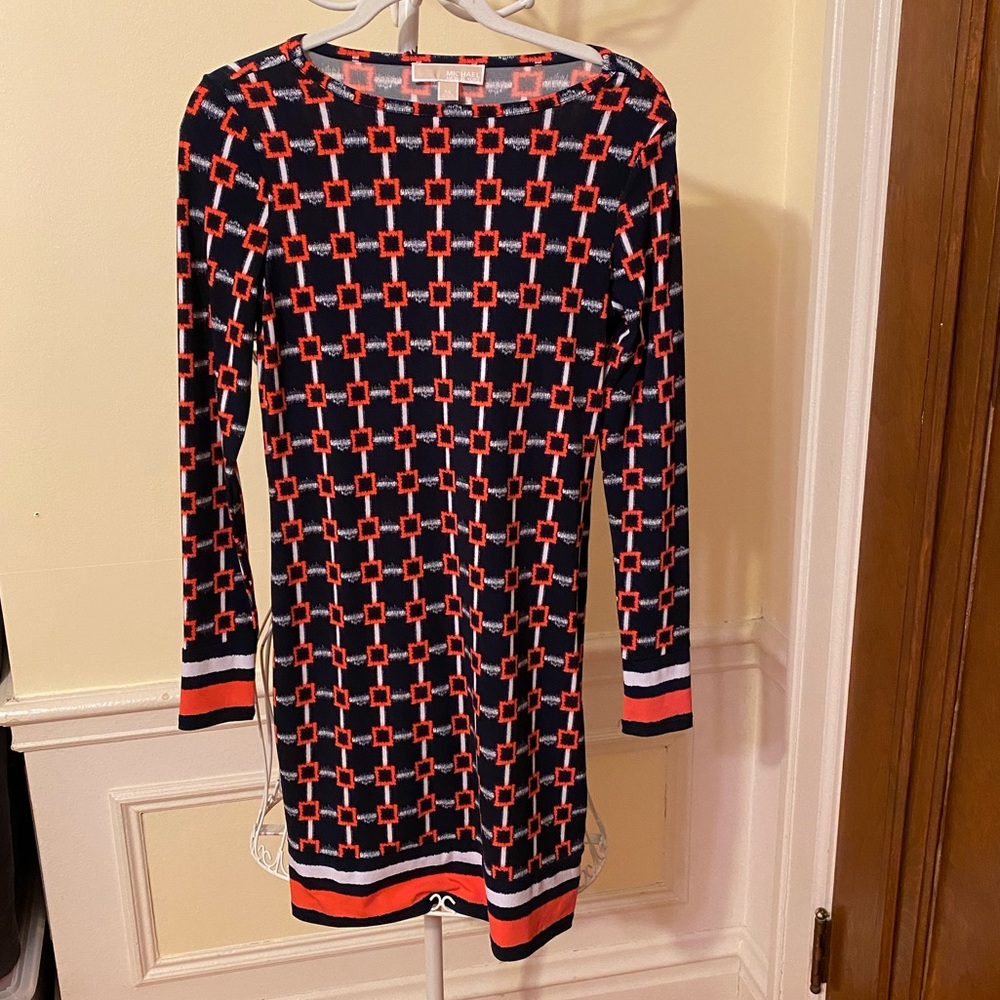 Michael Kors Long Sleeve Stretch Dress